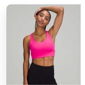 NWT lululemon Energy Longline Bra
*Medium Support, B-D Cups in Sonic Pink